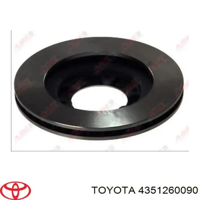 Купить 4351260090 Toyota Ротор тормозной