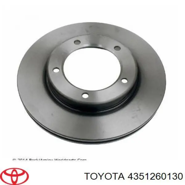4351260130 Toyota Диск тормозной передний