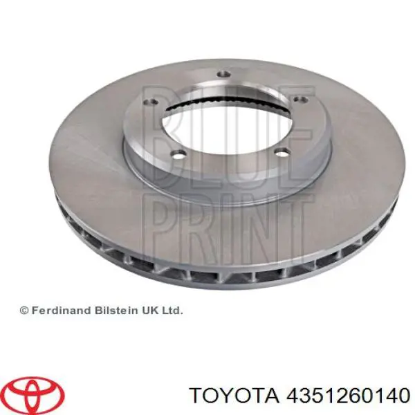 Передние тормозные диски 4351260140 Toyota