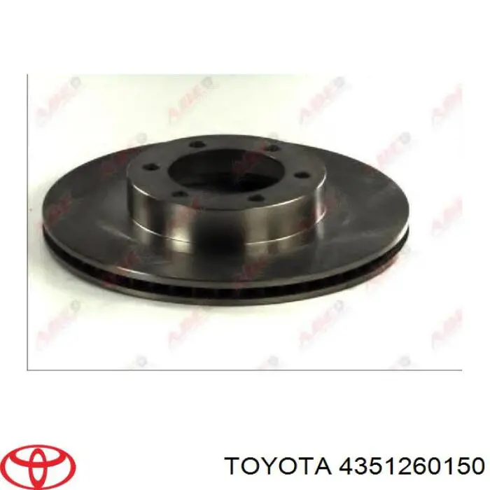 Тормоз дисковый передний Toyota 4351260150 цена, от 26.69 USD