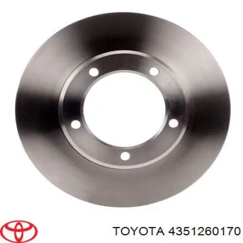 Передние тормозные диски 4351260170 Toyota