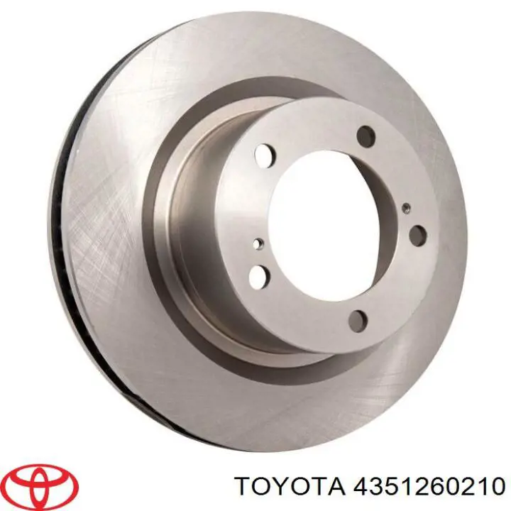 4351260210 Toyota диск тормозной передний