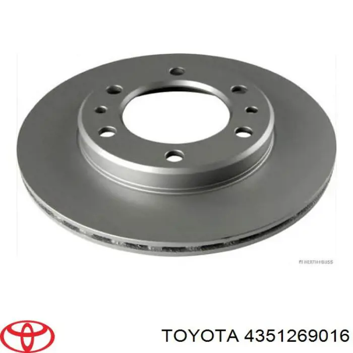 Передние тормозные диски 4351269016 Toyota