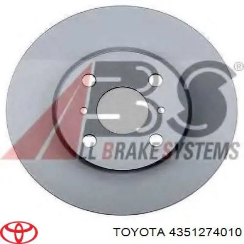 Тормоз дисковый передний Toyota 4351274010 цена, от 52.26 USD
