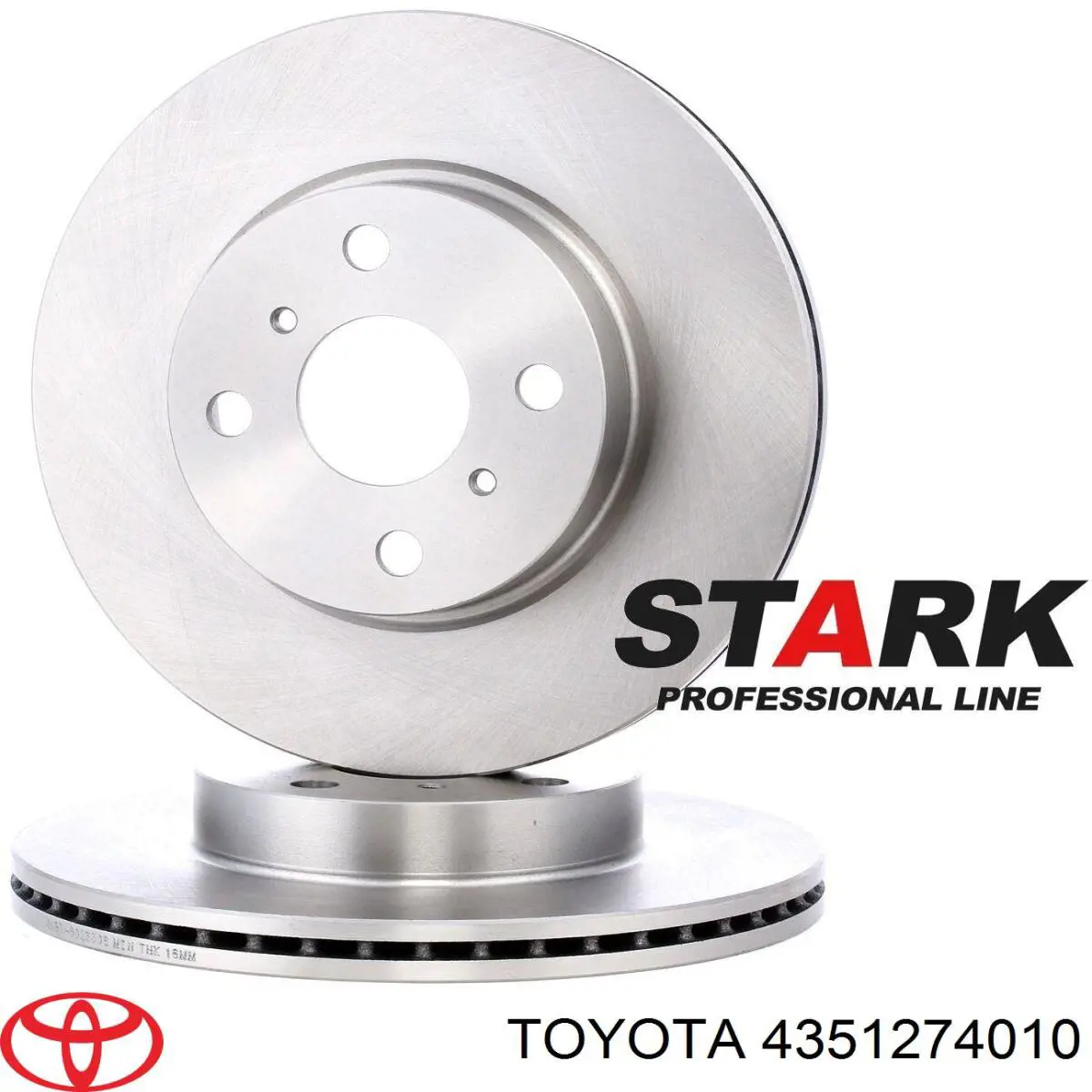 Передний тормозной диск Toyota 4351274010