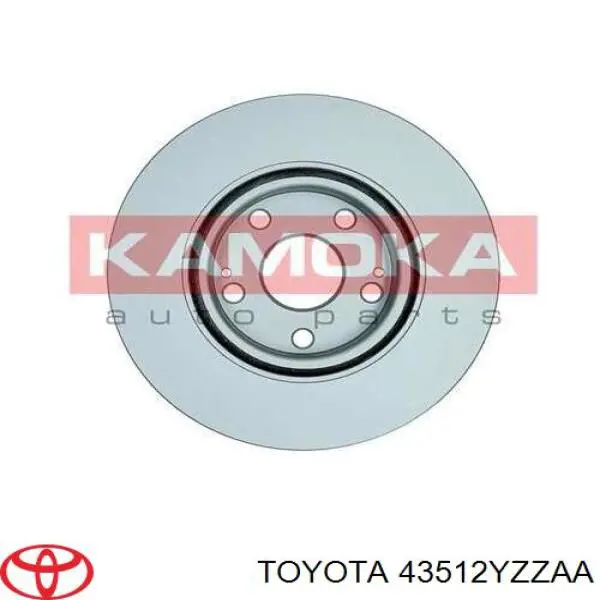 Тормоз дисковый передний Toyota 43512YZZAA цена, от 57.61 USD