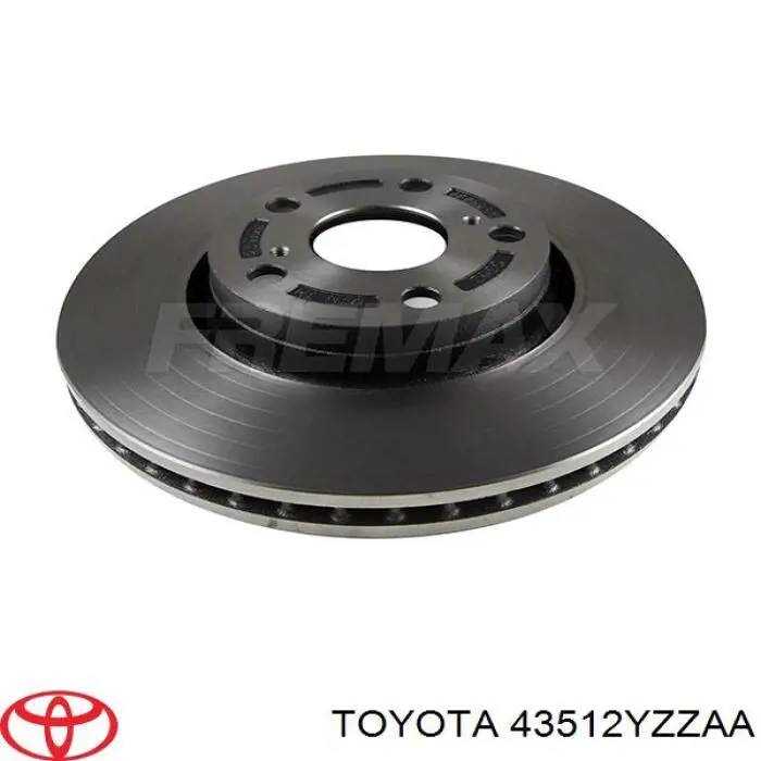 Купить 43512YZZAA Toyota Ротор тормозной