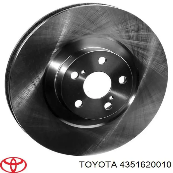 Передние тормозные диски 4351620010 Toyota