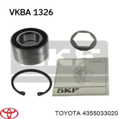 4355033020 Toyota cubo dianteiro