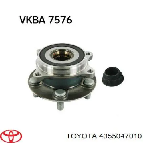 Ступицы передних колес Toyota 4355047010 цена, от 57.01 USD