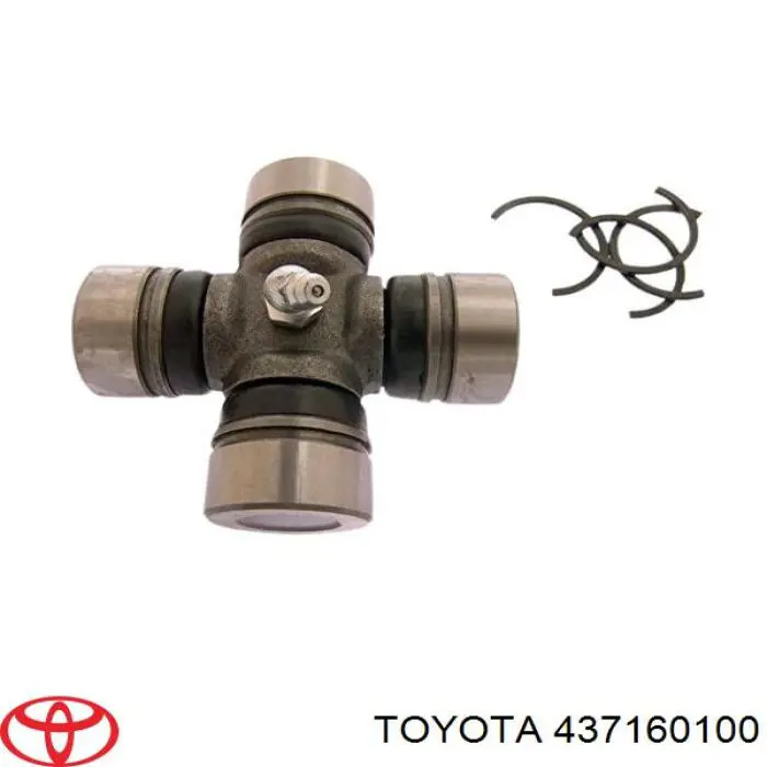 Cruceta de árbol de cardán trasero 437160100 Toyota