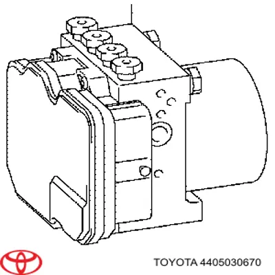 Блок управления АБС (ABS) гидравлический 4405030670 Toyota