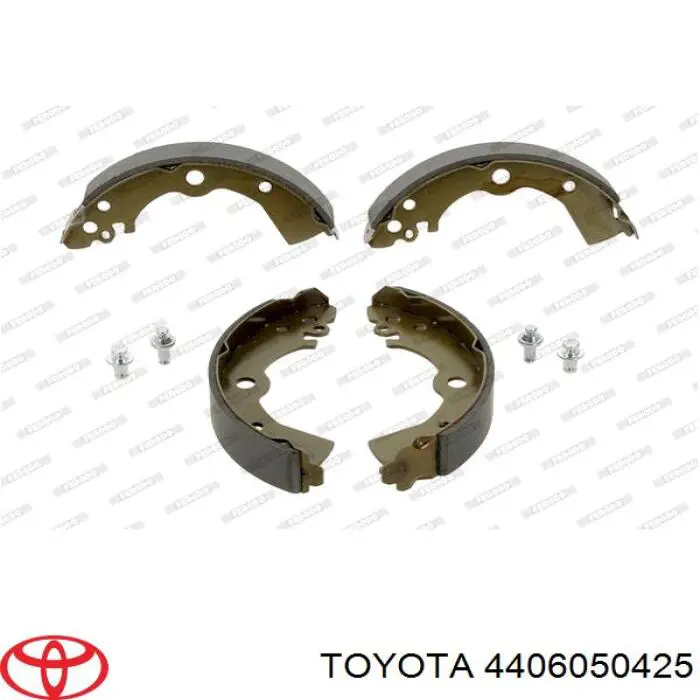 Задние барабанные колодки 4406050425 Toyota