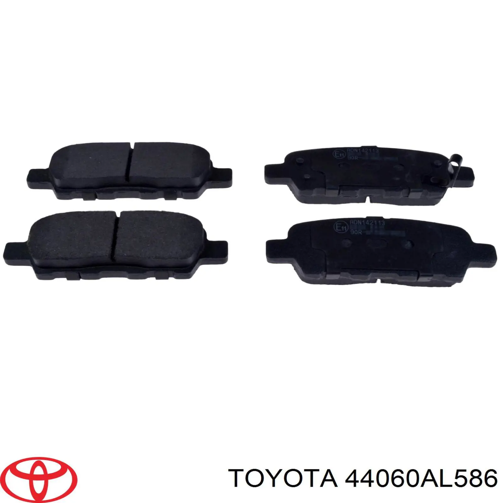 Задние тормозные колодки 44060AL586 Toyota