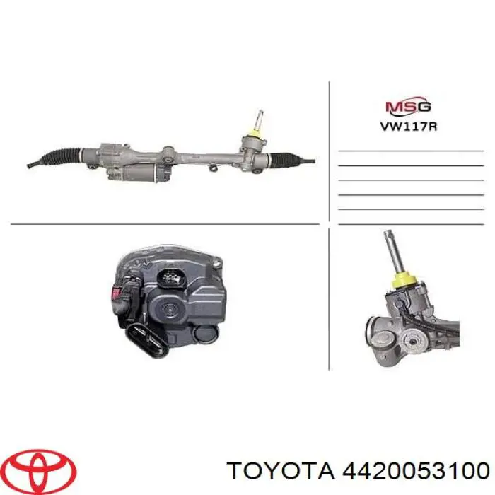 Купить 4420030641 Toyota Рулевая рейка