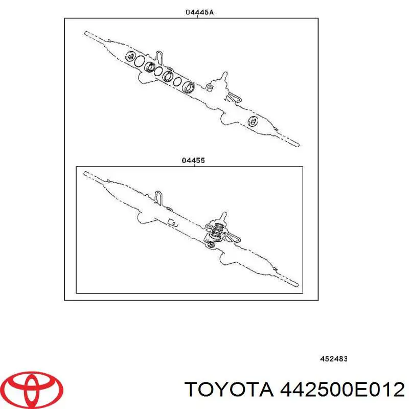 Купить 4425048070 Toyota Рулевая рейка