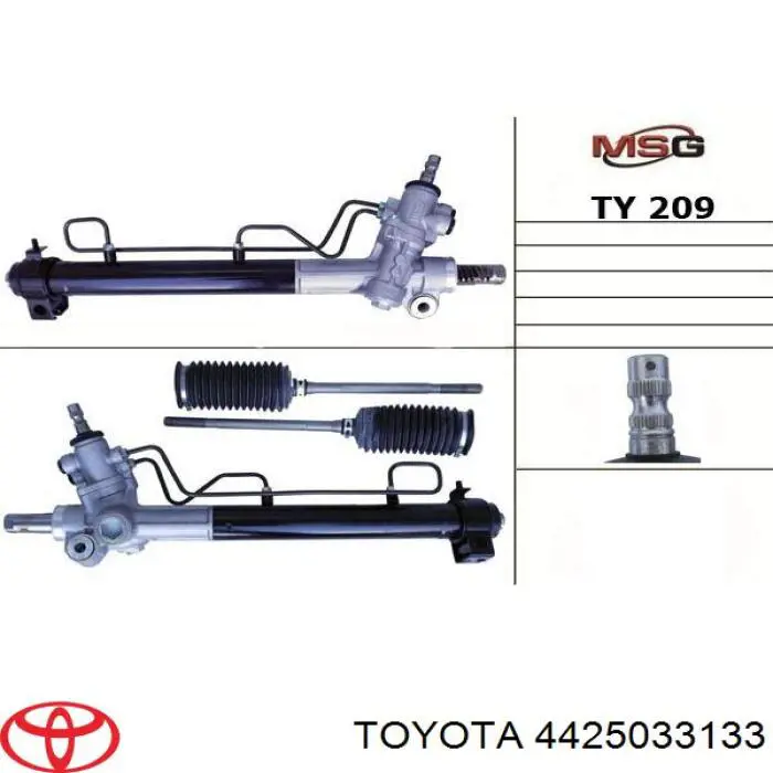 Рулевая рейка 4425033133 Toyota