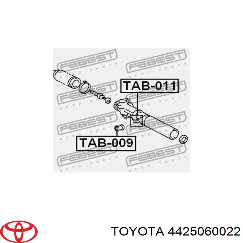 Cremalheira da direção Toyota 4425060022 preço, a partir de 319,16 USD