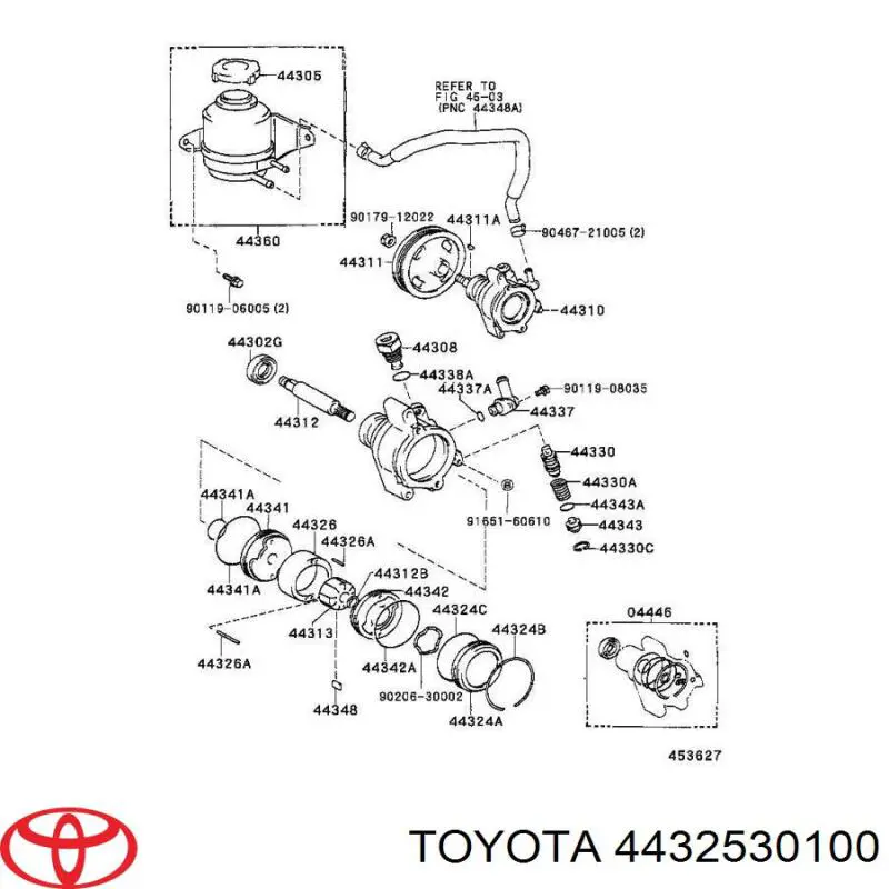 4432530100 Toyota 