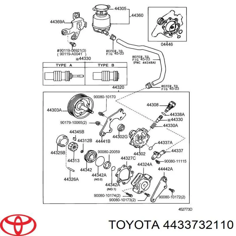  Toyota 4433732110 цена, от 72.14 USD
