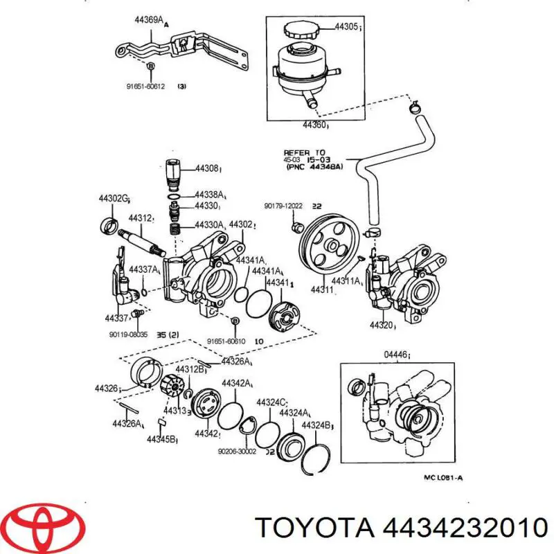  4434232010 Toyota