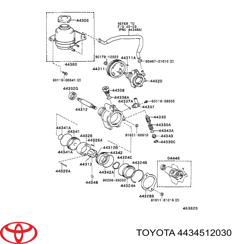 4434512030 Toyota 