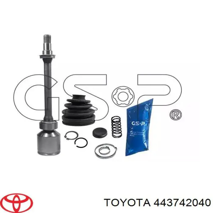 Пыльник шарнира угловых скоростей внутренний передний Toyota 443742040 цена, от 7.27 USD