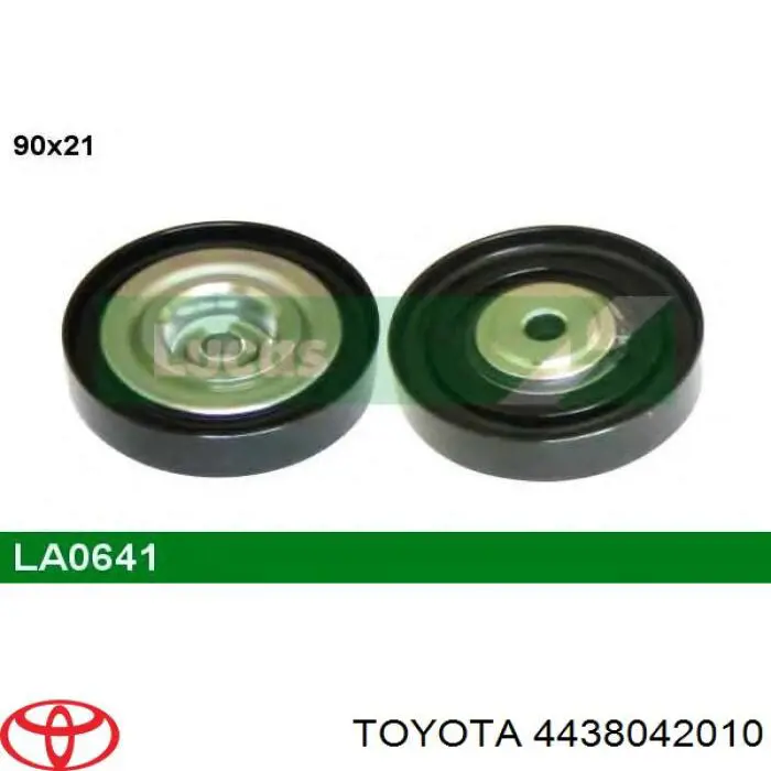 Ролик натяжителя приводного ремня Toyota 4438042010