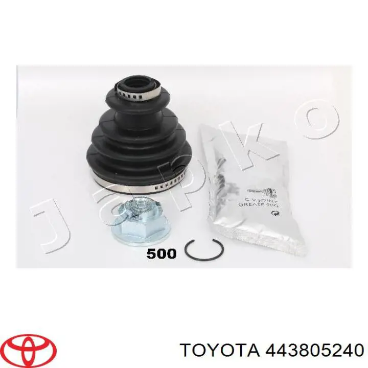 443805240 Toyota bota de proteção externa de junta homocinética do semieixo dianteiro