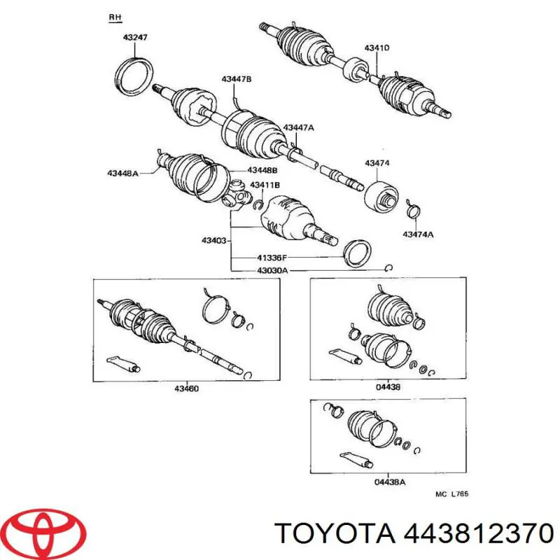  443812370 Toyota