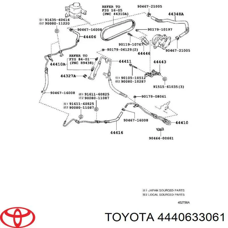 4440633061 Toyota 