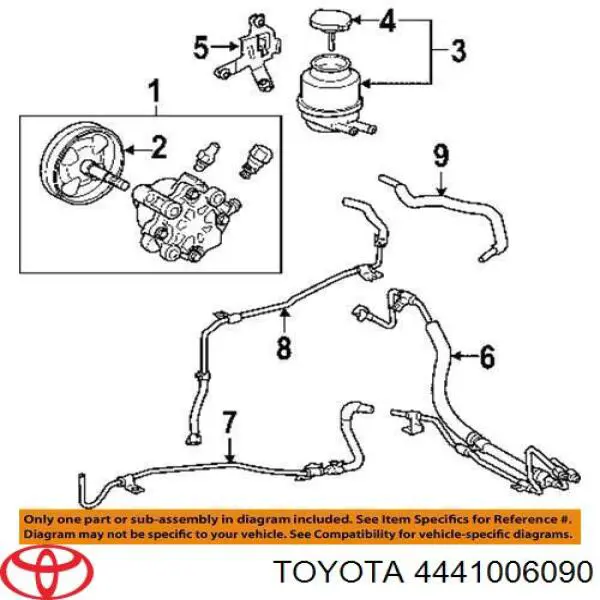 Купить 4441006090 Toyota 