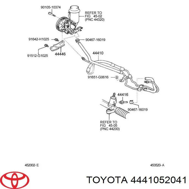 4441052041 Toyota 