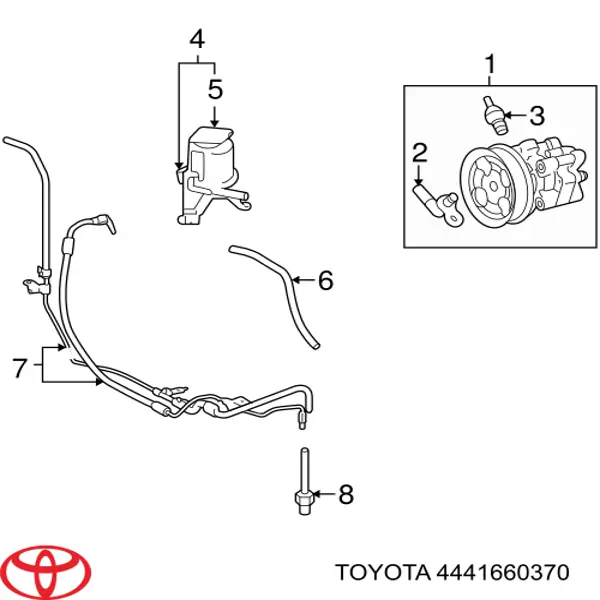 4441660370 Toyota 