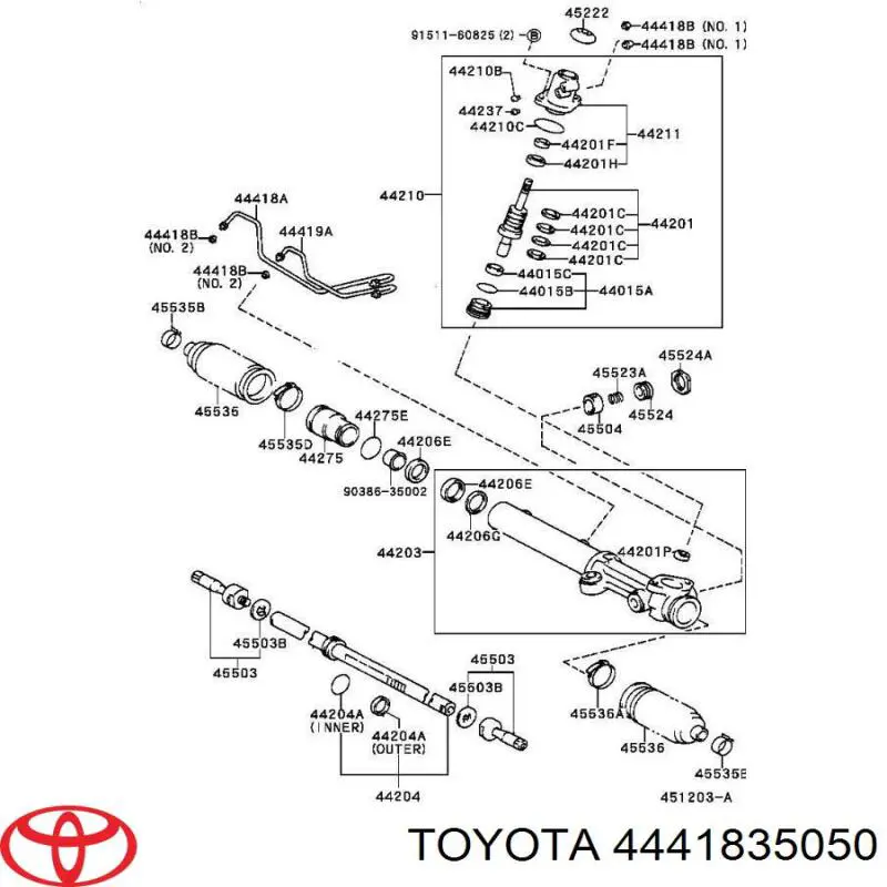  4441835050 Toyota