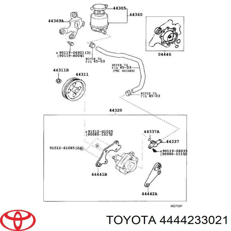  4444233021 Toyota