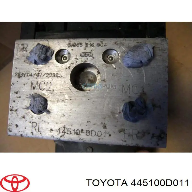 445100D011 Toyota блок управления абс (abs гидравлический)