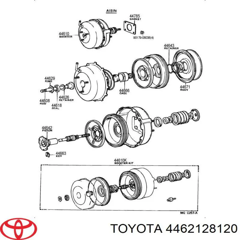 Купить 4462128120 Toyota 