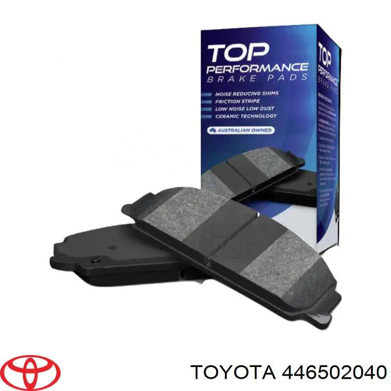 446502040 Toyota передние тормозные колодки