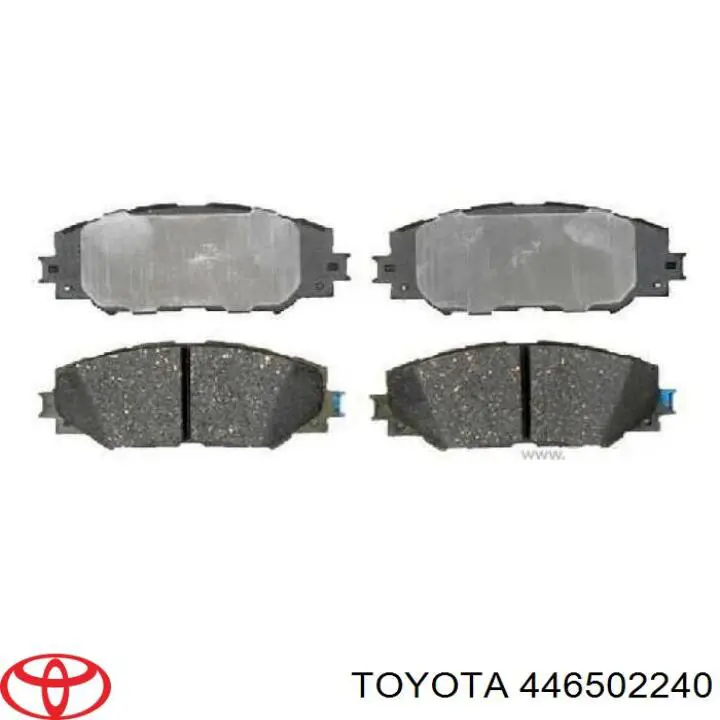 446502240 Toyota колодки тормозные передние дисковые