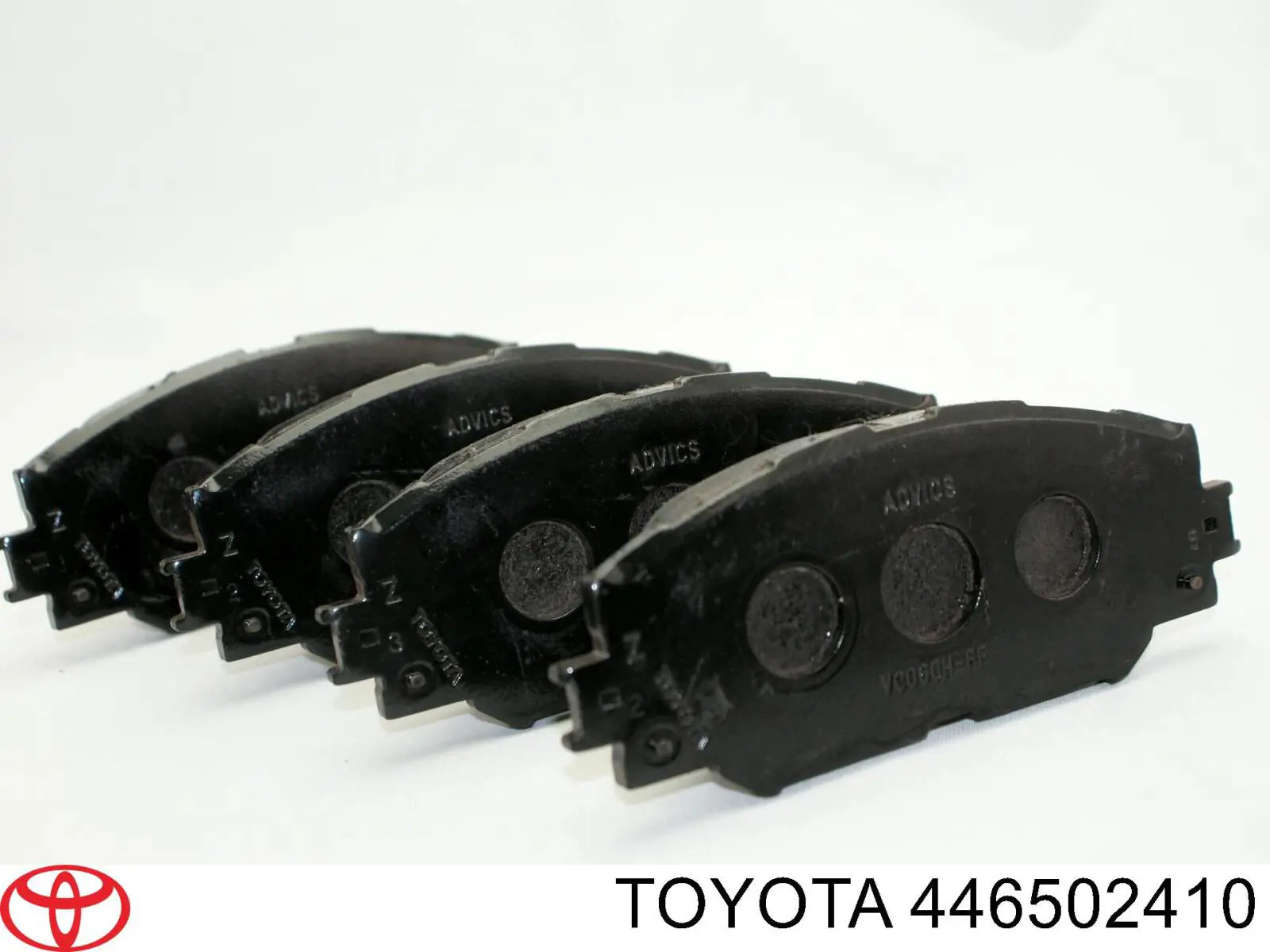 Передние тормозные колодки 446502410 Toyota