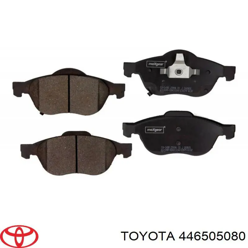 446505080 Toyota колодки тормозные передние дисковые