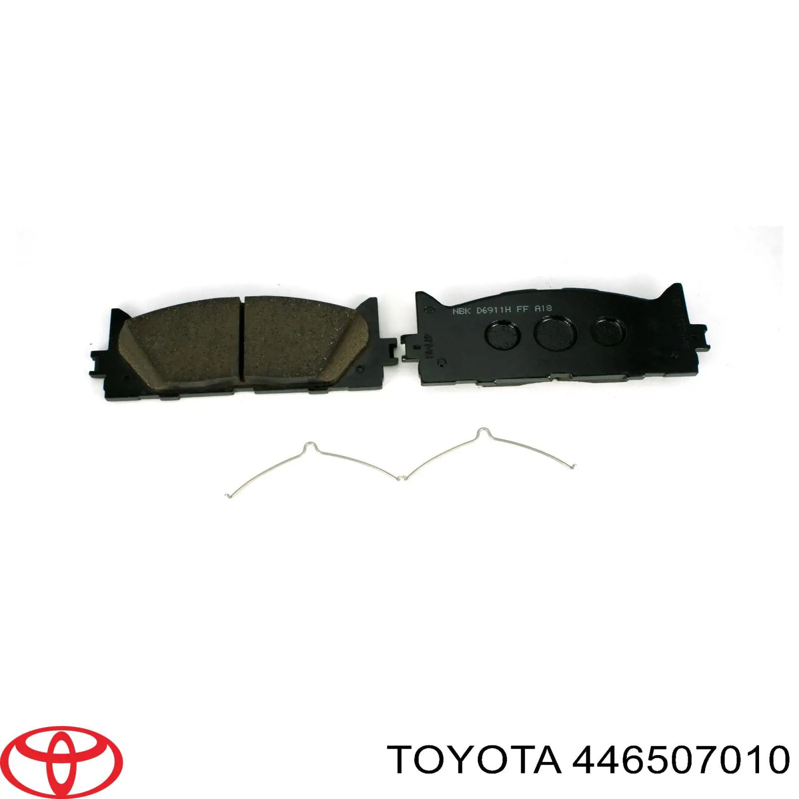 Передние тормозные колодки 446507010 Toyota