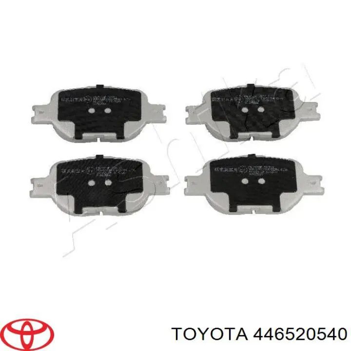 Передние тормозные колодки 446520540 Toyota