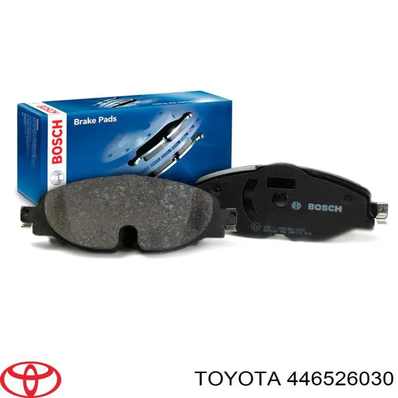 Передние тормозные колодки 446526030 Toyota