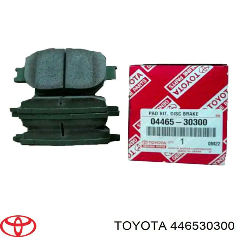 Передние тормозные колодки 446530300 Toyota