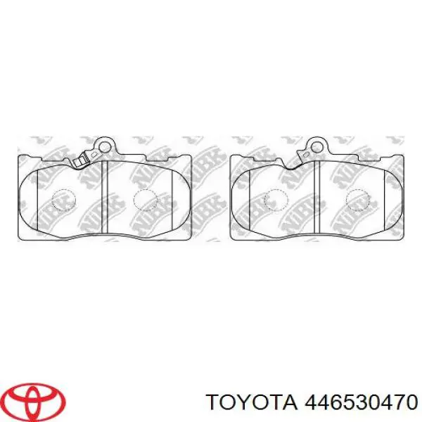 446530470 Toyota передние тормозные колодки