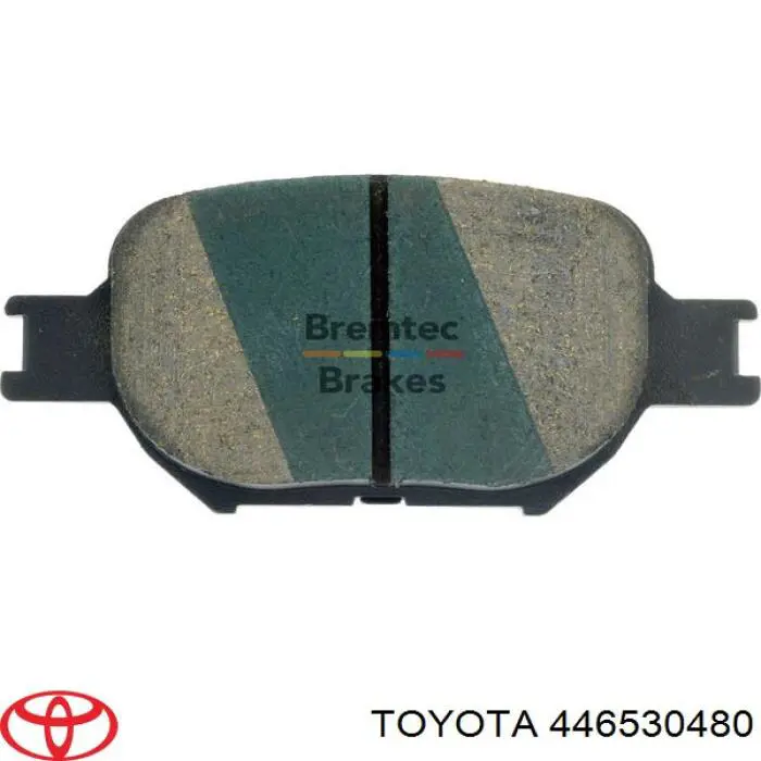 446530480 Toyota колодки тормозные передние дисковые