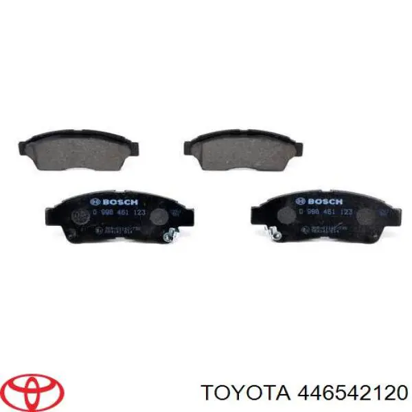 446542120 Toyota передние тормозные колодки
