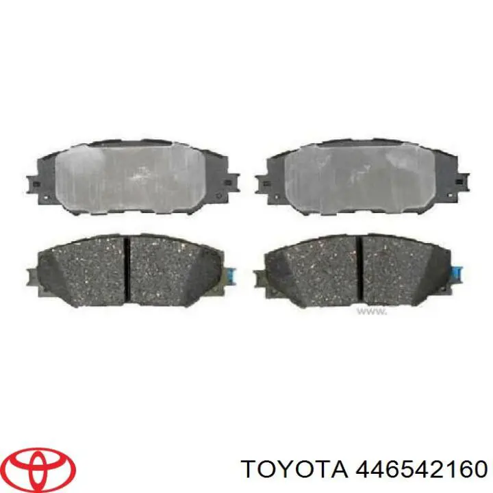 Передние тормозные колодки 446542160 Toyota